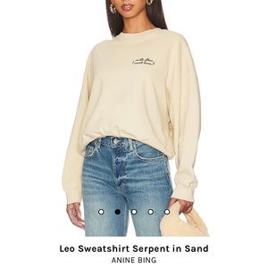 Anine Bing Leo Serpent sweater size XS